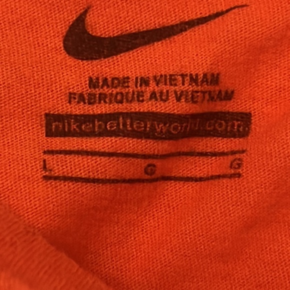 Woman’s Nike Clemson Tigers long sleeved shirt Sz L - Picture 3 of 3